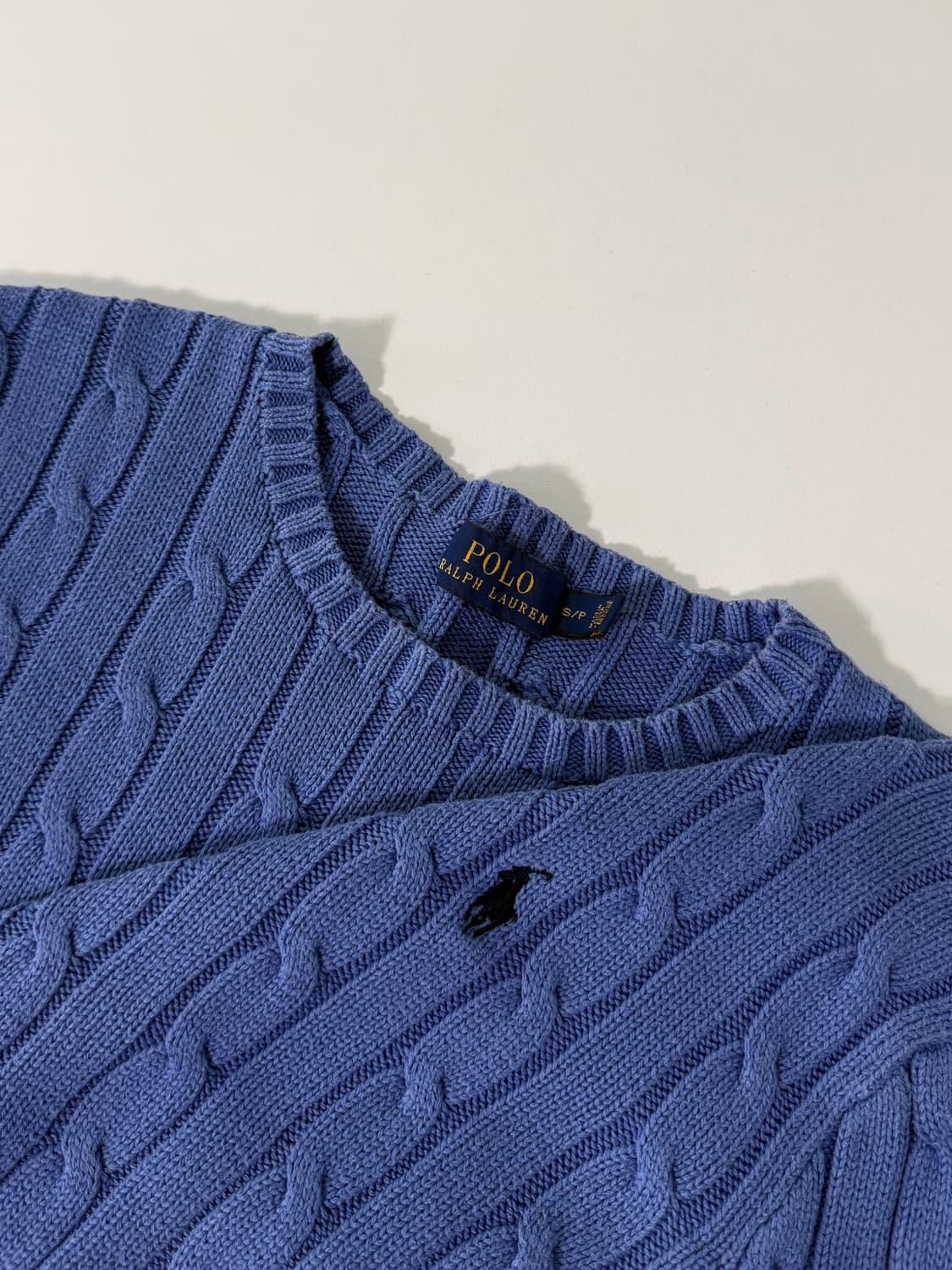 폴로 랄프로렌 신형 소라 코튼 케이블 니트  상품이미지2
