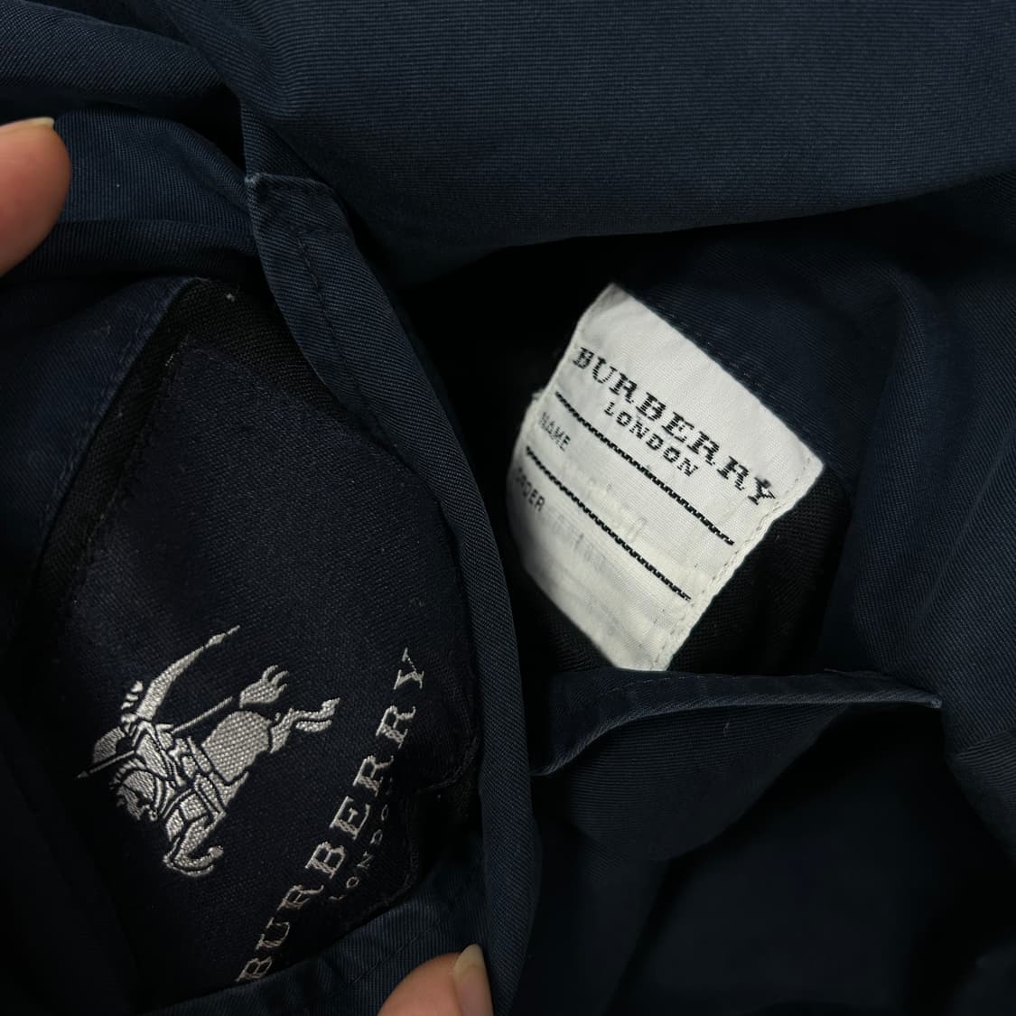 버버리 리버시블 노바체크 스윙톱 자켓(50) 상품이미지8