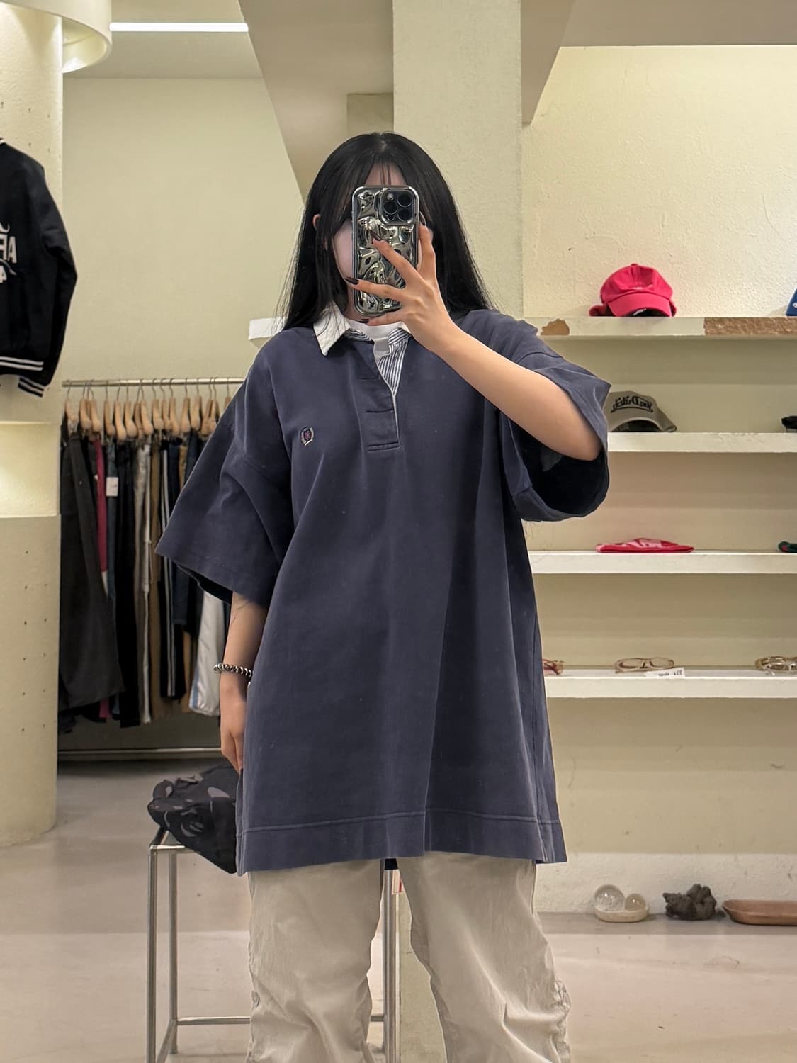 타미힐피거 월계 빅로고 피케티셔츠 U1615 상품이미지1