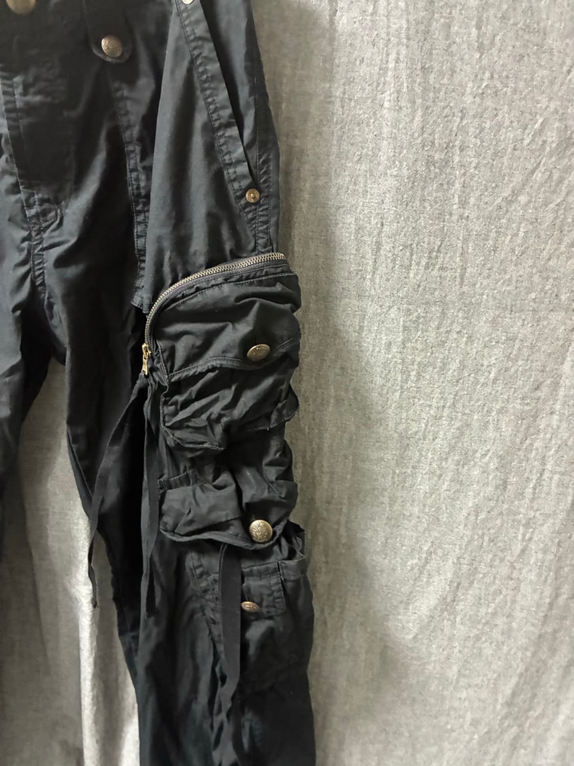 ask 포켓 와이드 카고 팬츠 블랙 상품이미지7