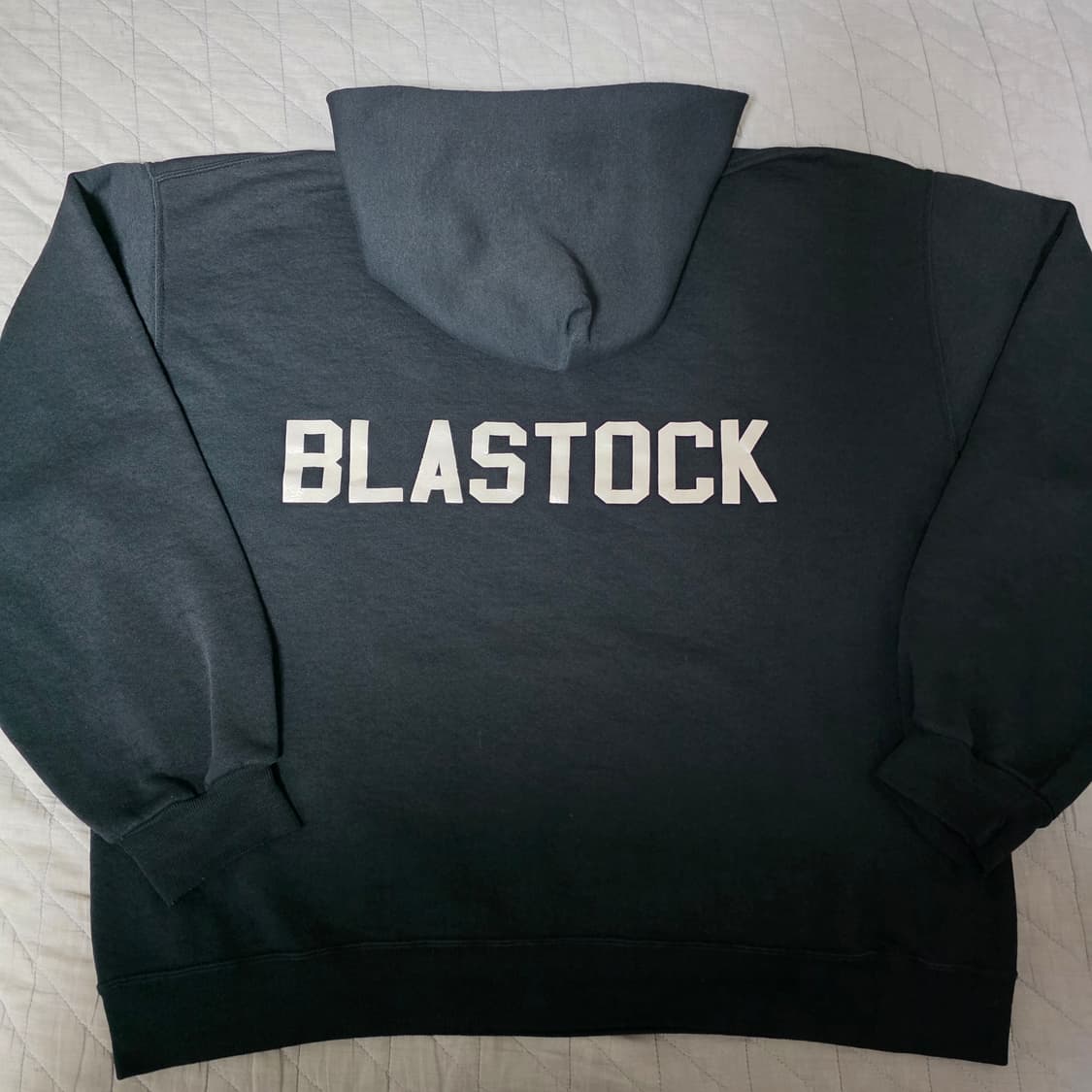 [L] 90s 빈티지 러셀 애슬레틱 라이프가드 후드 블랙 트래쉬드 상품이미지5