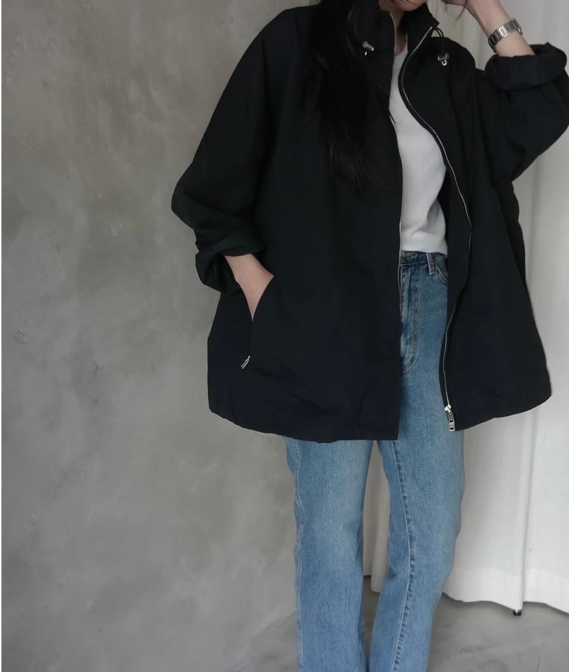 마스큘린페미닌 바람막이 + 벨트자켓 상품이미지8