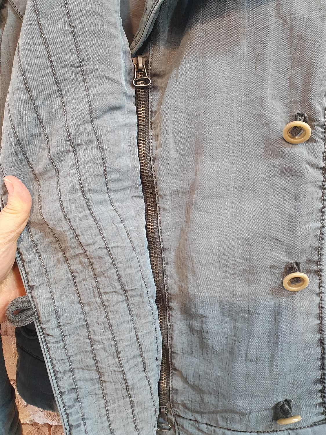 Guess 투웨이 그런지 워싱 자켓 XS 상품이미지3