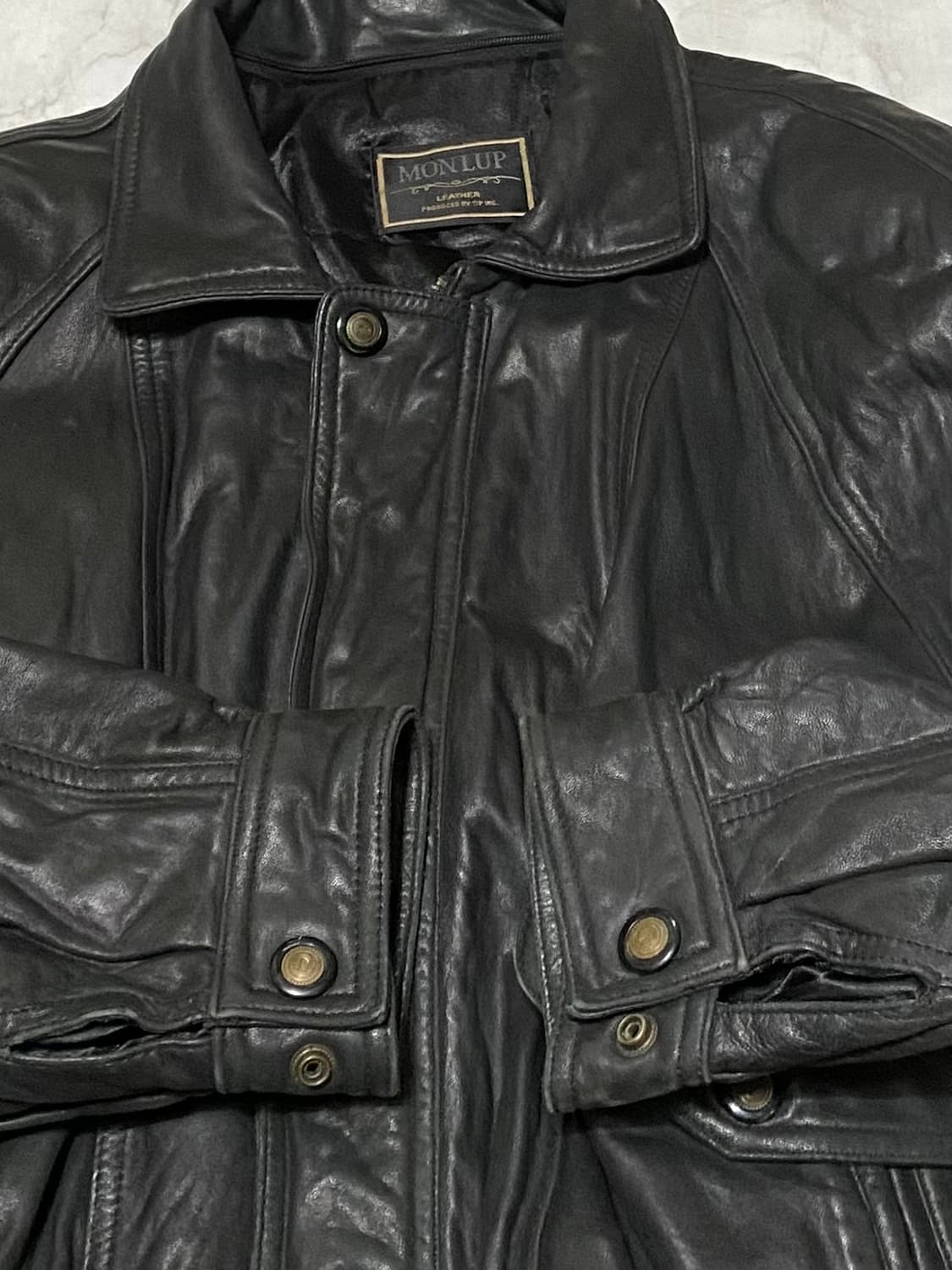 빈티지 오버핏 양가죽 자켓 가죽자켓 100 ~ 105 상품이미지4