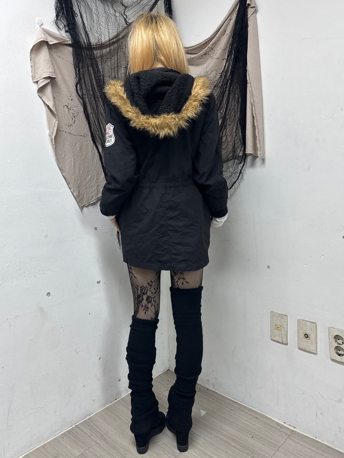 [GAL]Kitsch Patch Detail Leopard Fur Jac 상품이미지8