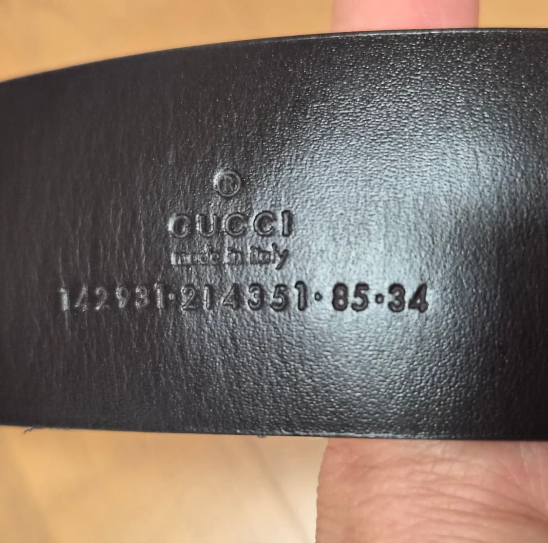 (정품) 구찌 GG 버클 벨트 80사이즈 명품 가죽 허리띠 상품이미지4