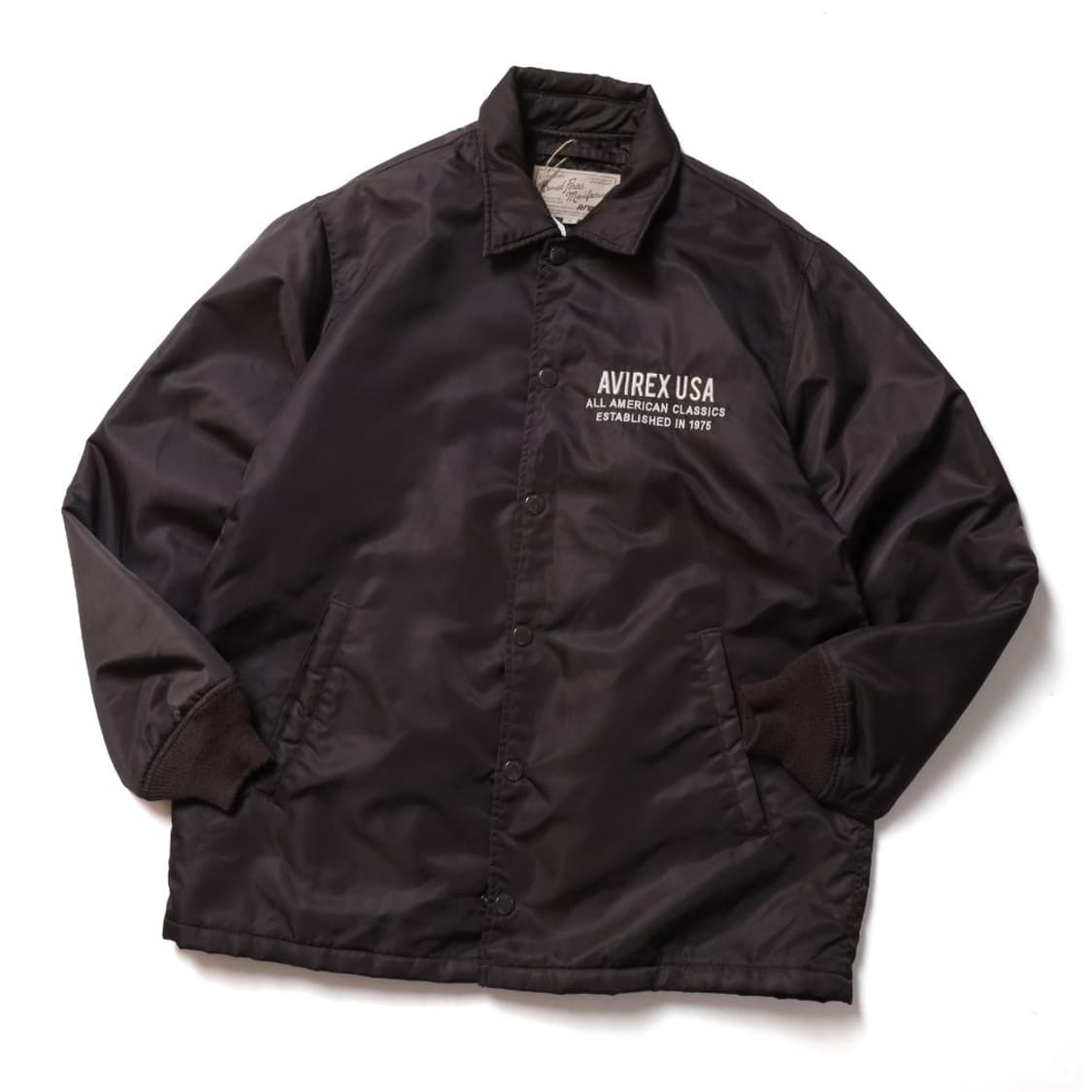 아비렉스 Avirex Logo Embroidered Coach Jacke 상품이미지1