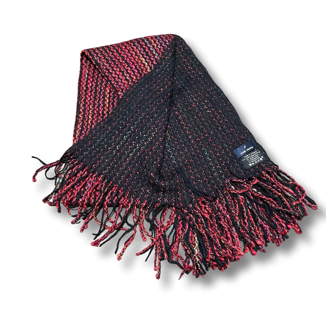 프랑스 빈티지 다니엘 에스떼 울/아크릴 혼방 니트 머플러 상품이미지1