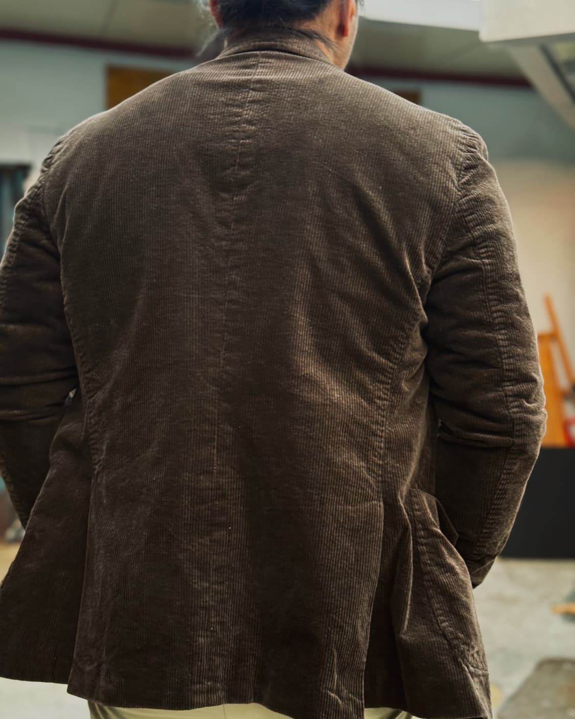 마시모두띠 코듀로이 블레이저 자켓 42 상품이미지9