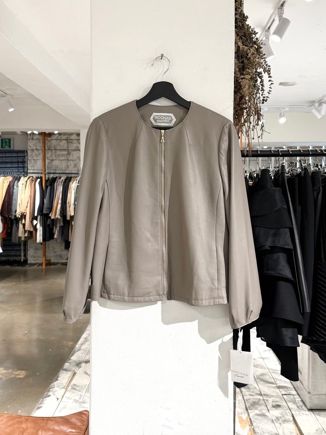 로샤스 프리미에르 토프 레더 집업 자켓 상품이미지1