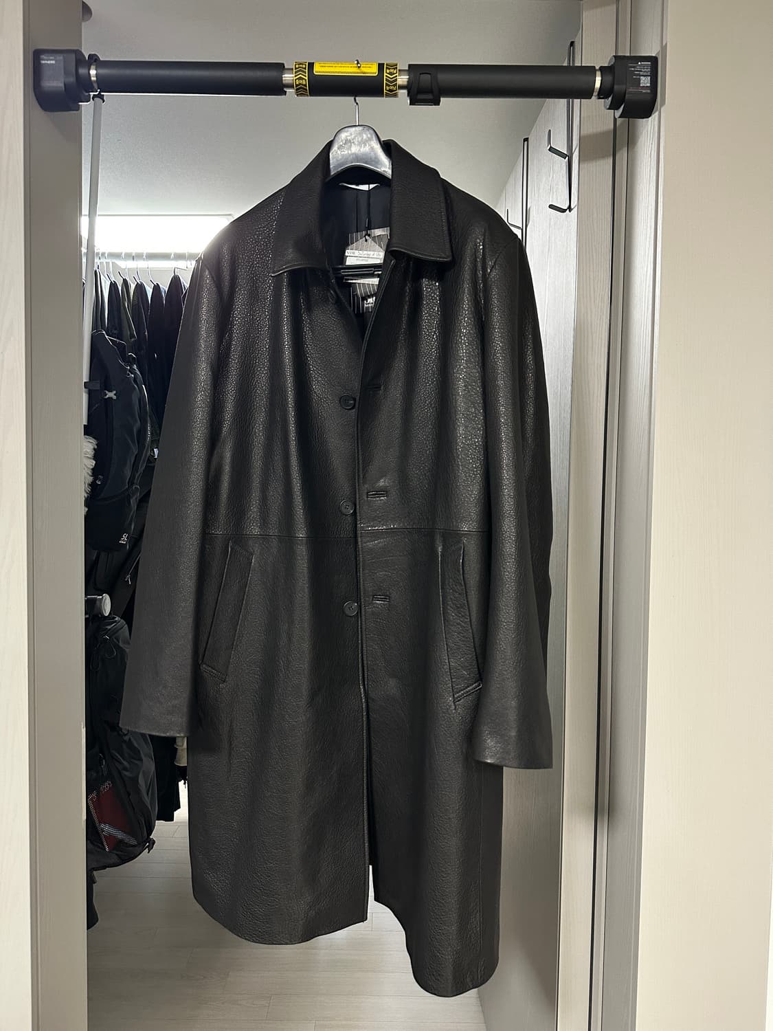 STU 램스킨 레더 코트 상품이미지3