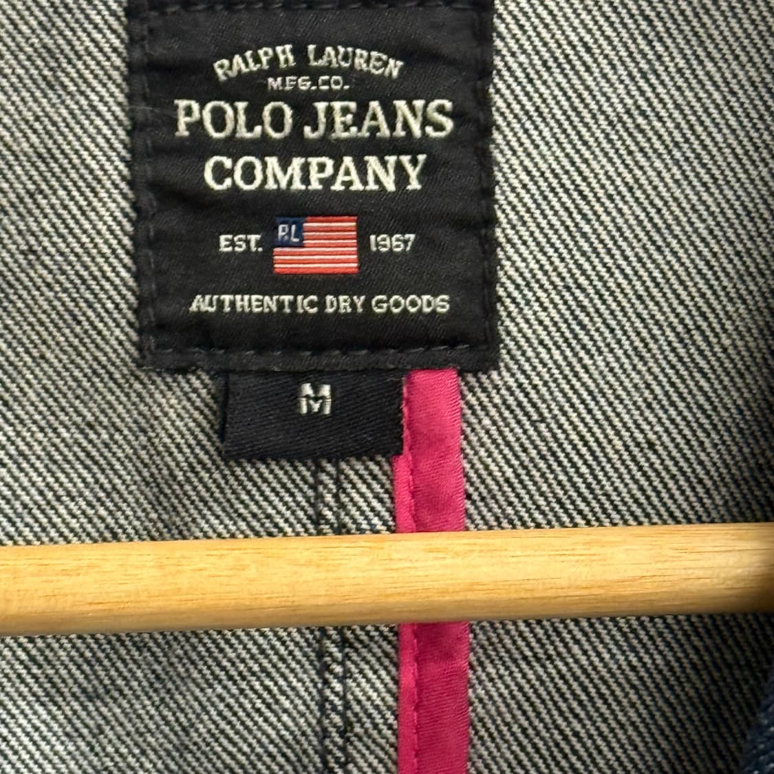 폴로진스 데님 벨티드 자켓 M 상품이미지2