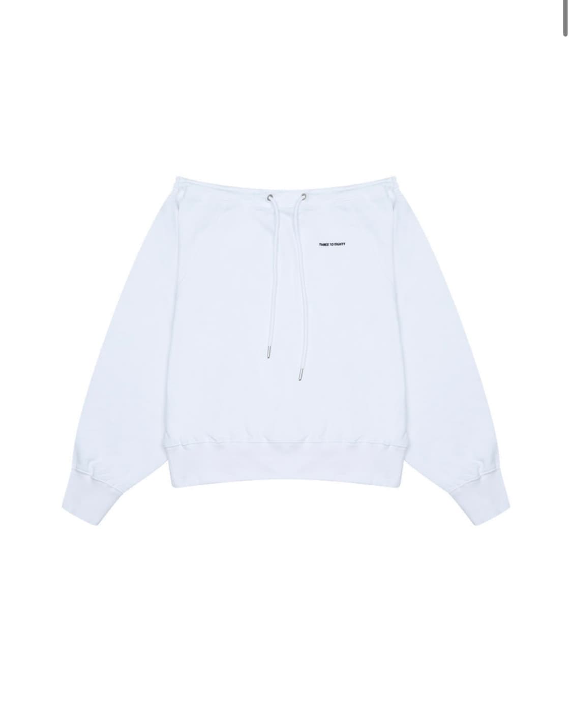 새상품) OFF SHOULDER SWEATSHIRT (WHITE) 상품이미지5