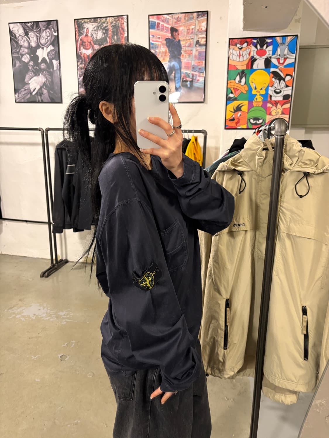 스톤아일랜드 브이넥 롱슬리브 상품이미지1