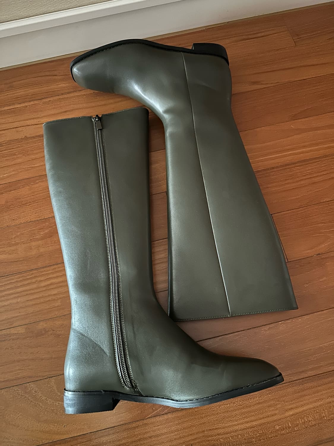 카키 롱부츠 230/240 size 택1 상품이미지3