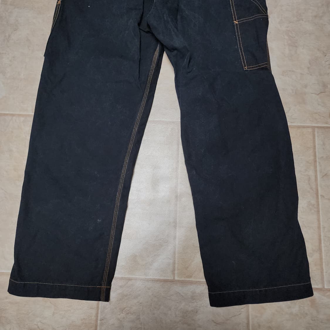 캐피탈 캔버스 블랙 럼버팬츠 상품이미지7