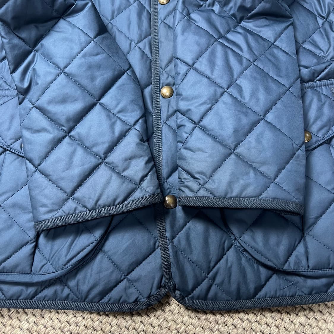 폴로 랄프로렌 퀄팅 자켓 네이비 M 상품이미지6