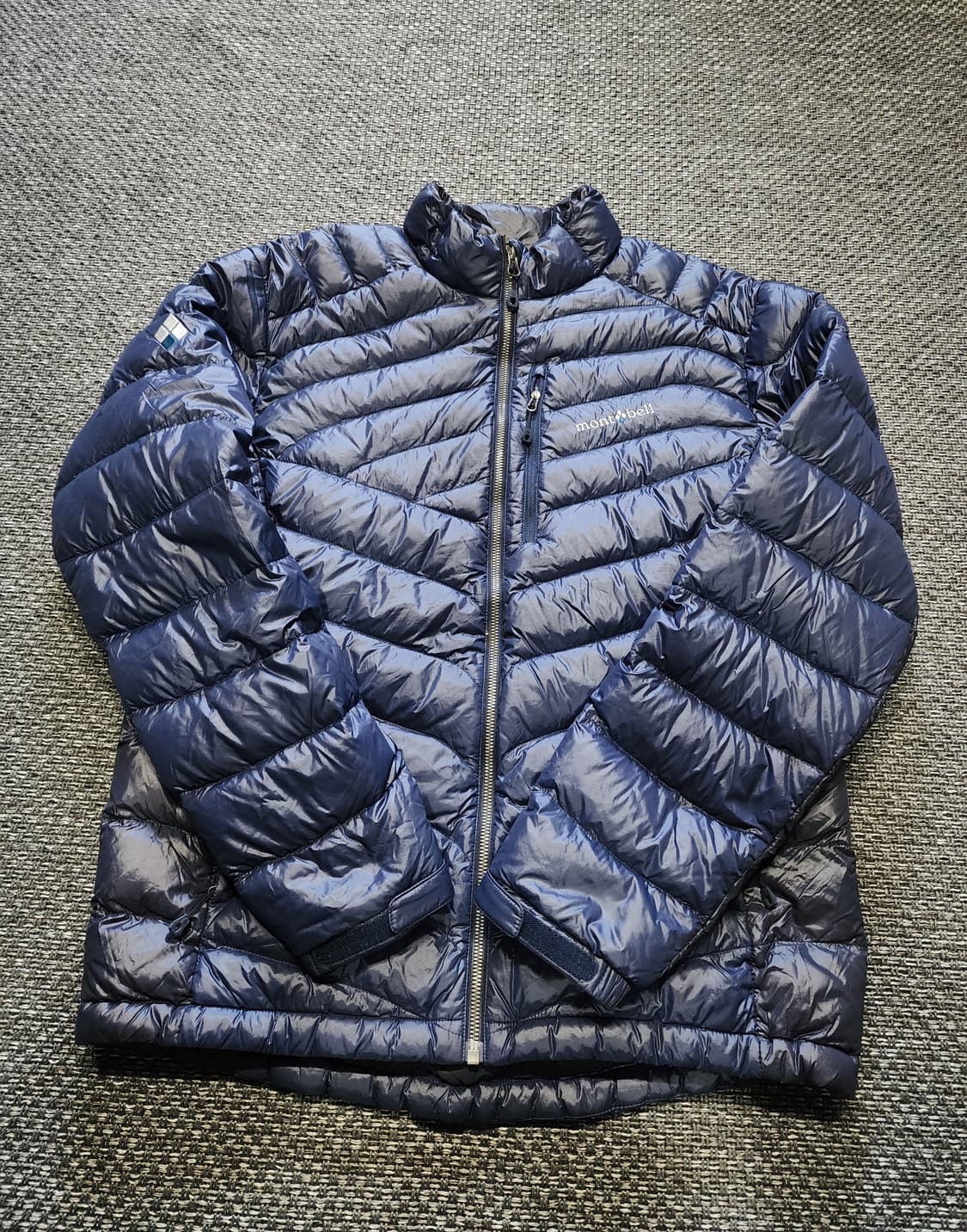 몽벨 네이비 경량 구스다운 패딩   100 L사이즈  상품이미지5