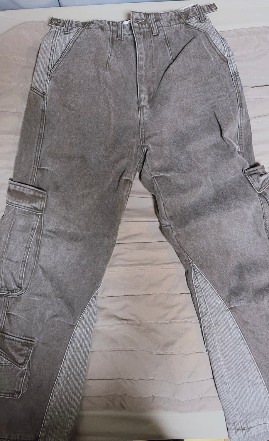 ETCE LAYERED BACK CARGO DENIM PANTS 2.0  상품이미지2