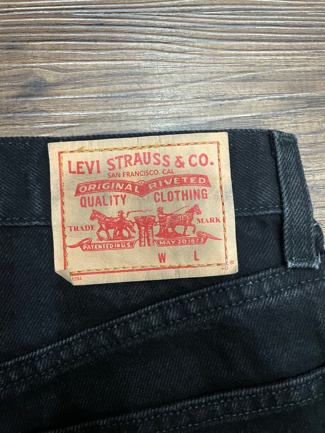 00s 리바이스 505 흑청 데님 팬츠 블랙 30 상품이미지10