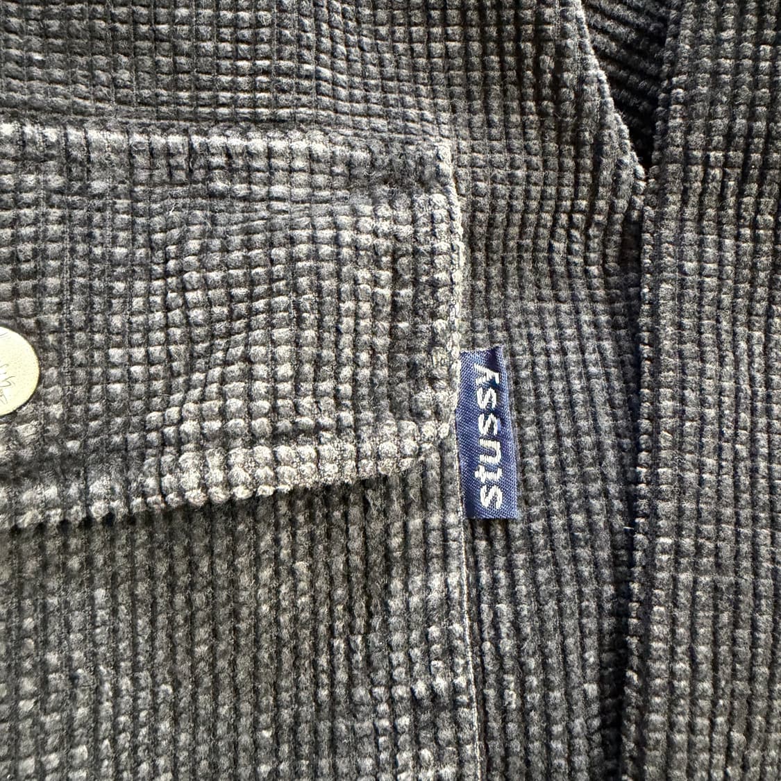 90s usa 올드 스투시 코듀로이 셔츠 상품이미지4
