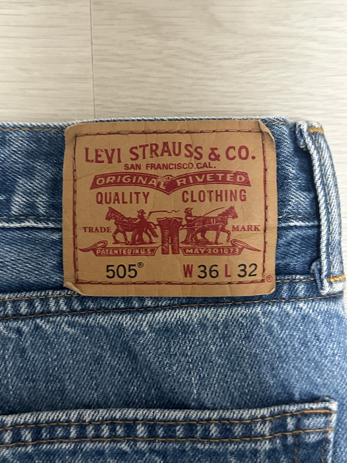 리바이스 505 36/32 상품이미지1