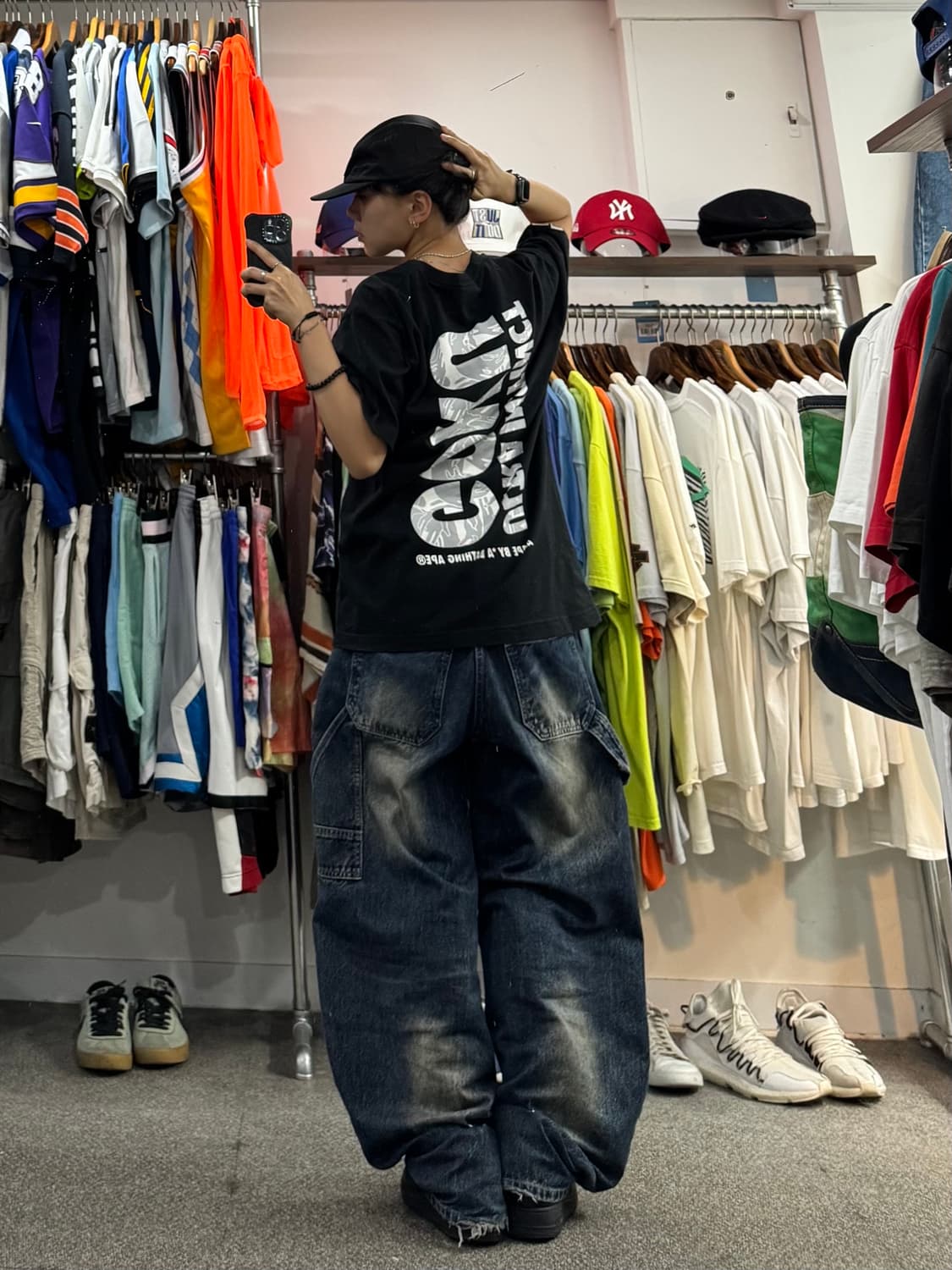 19ss 에이프 드래곤볼 반팔 상품이미지7