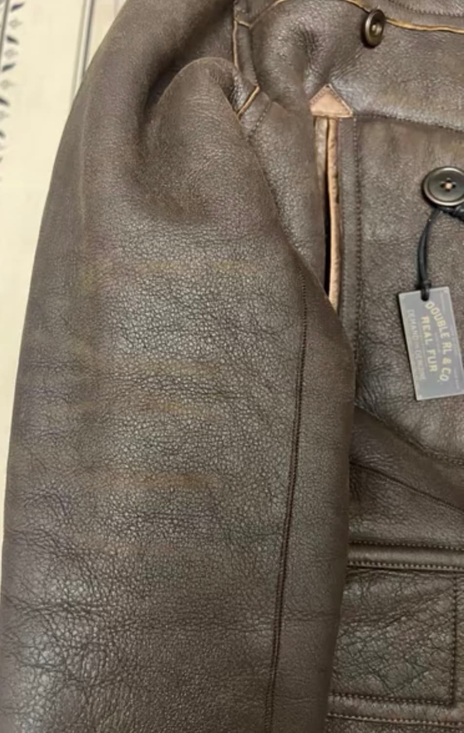 (새상품) rrl 시어링코트 m 상품이미지3