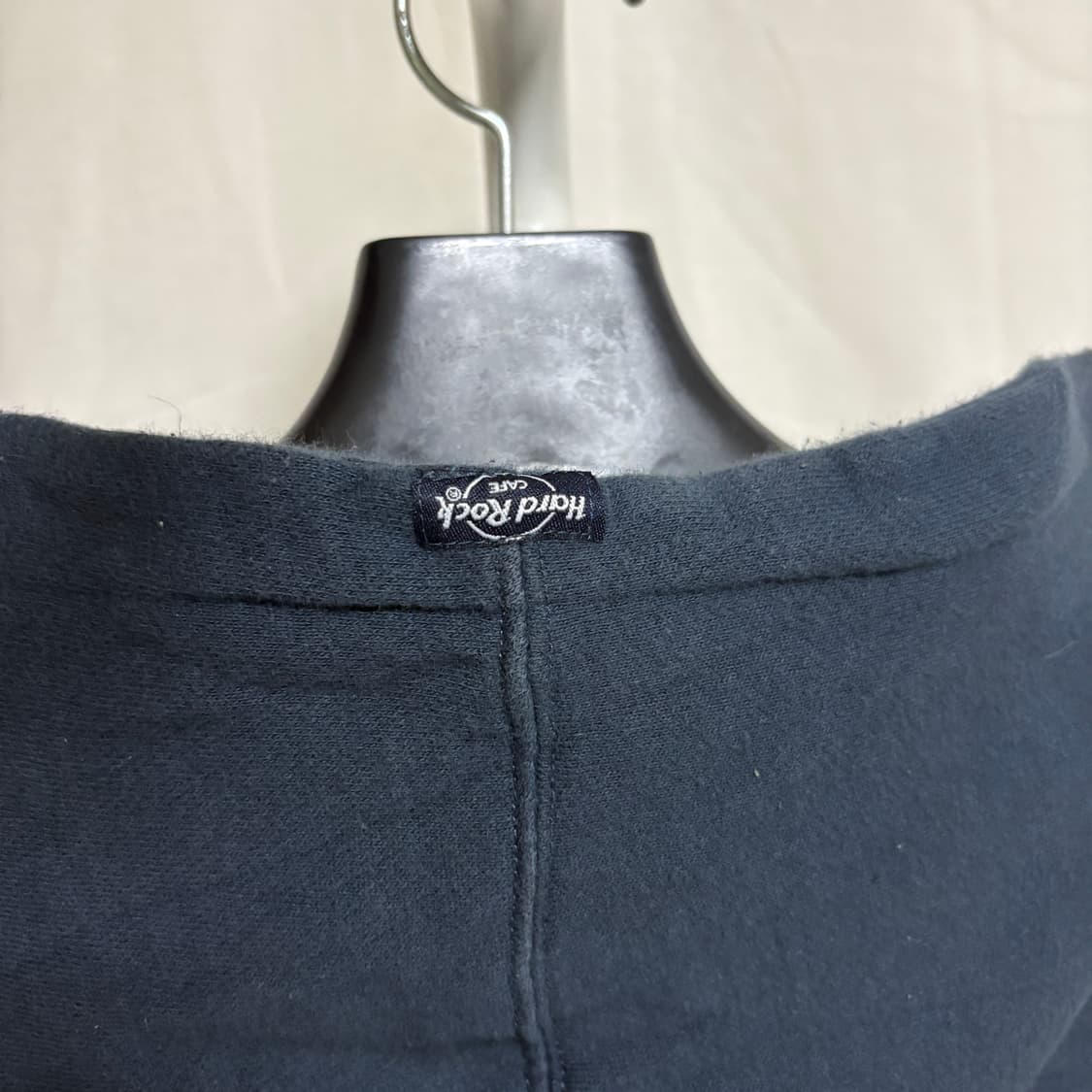하드락 카페 올란도 아플리케 빈티지 후드티 / 네이비, M 상품이미지8