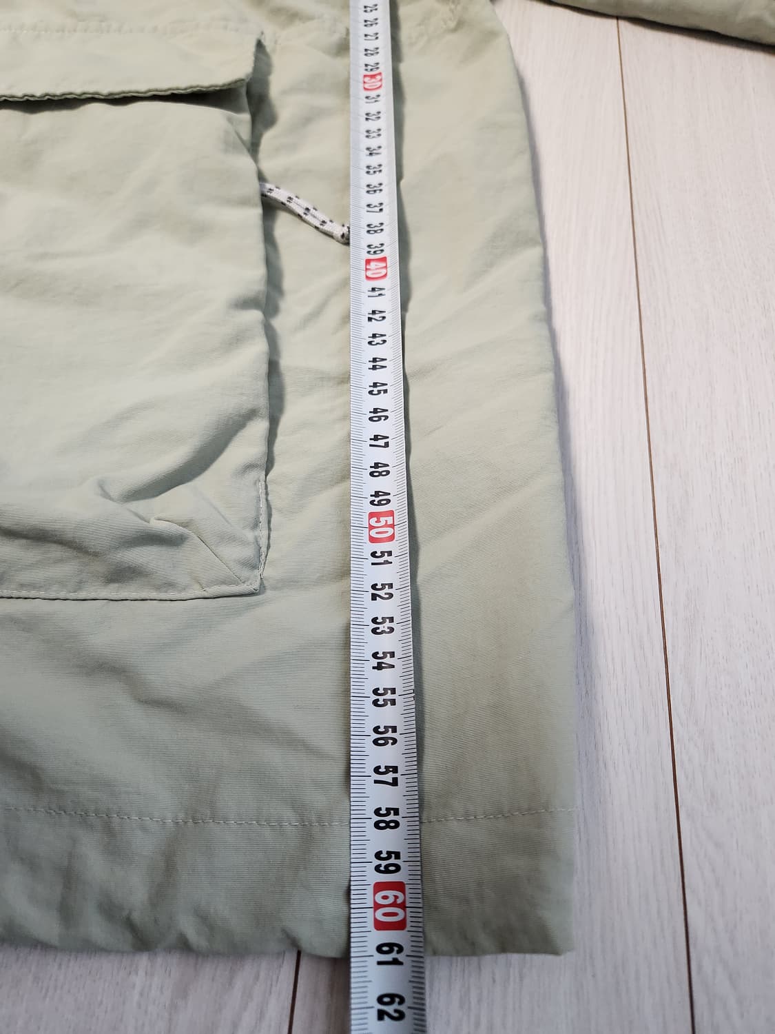 코닥 에센셜 후드 아노락 자켓 민트그린 사이즈s(오버핏) 치수 사이즈 참 상품이미지8