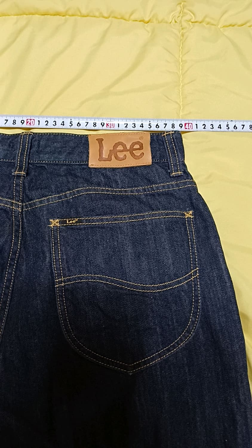 Lee 와이드청바지 30인치 기장105 상품이미지6