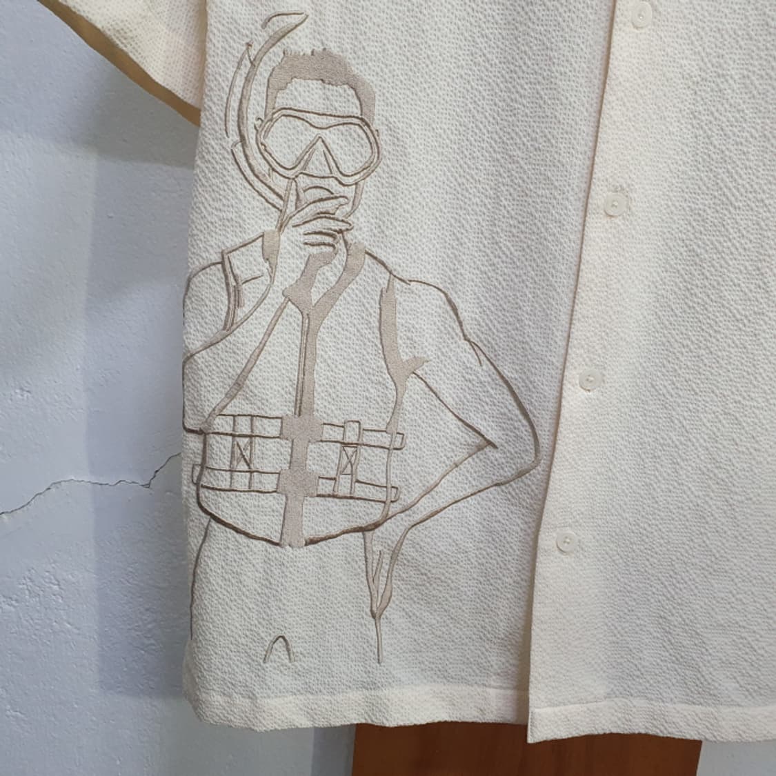 지이크 반팔 우븐남방(951 상품이미지3