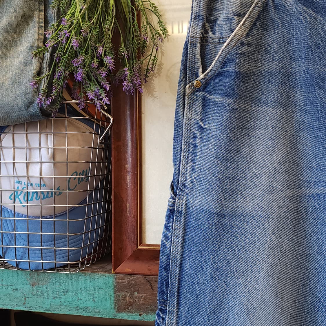 90s 칼하트 싱글니 카펜터 데님팬츠 칼하트 워크팬츠 USA 36x30 상품이미지4