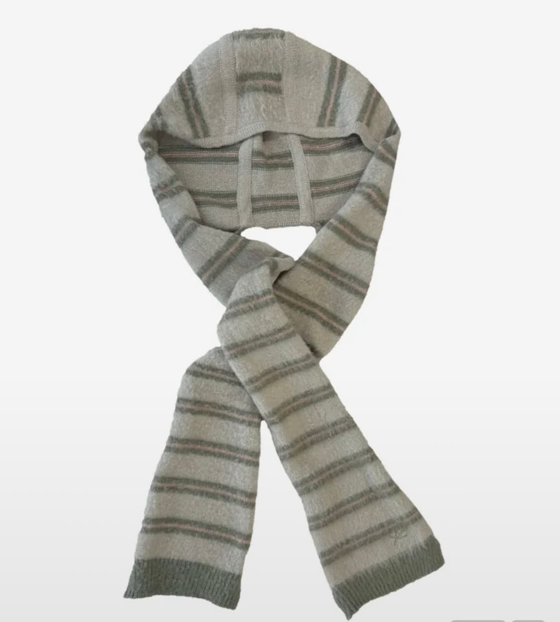 TCM mohair hood muffler (beige) 상품이미지1