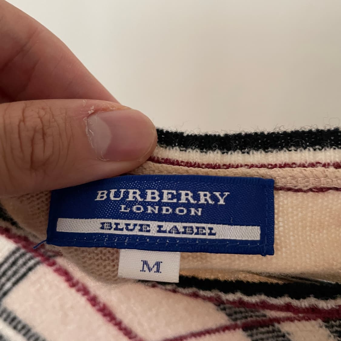 버버리 블루라벨 반팔 니트 티셔츠 상품이미지5