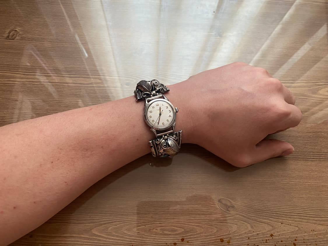 JW 벤슨 빈티지시계, 베어클로 나바호 브라이슬렛 판매합니다. 상품이미지9