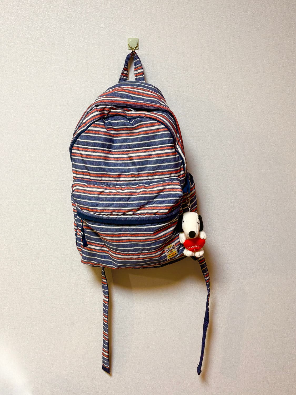 rough 일본 빈티지 백팩 모리걸 스트라이프 가방 도트 체크 상품이미지1