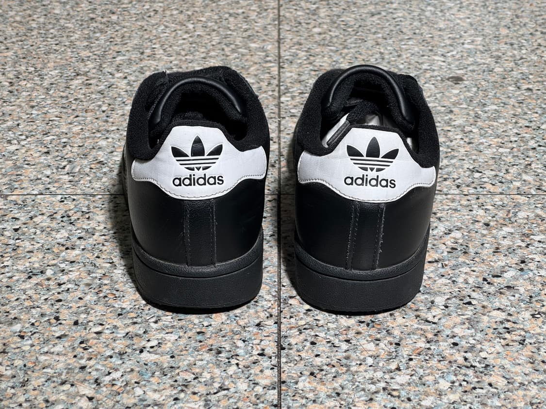 [240] 아디다스 슈퍼스타2 검흰 블랙 상품이미지4
