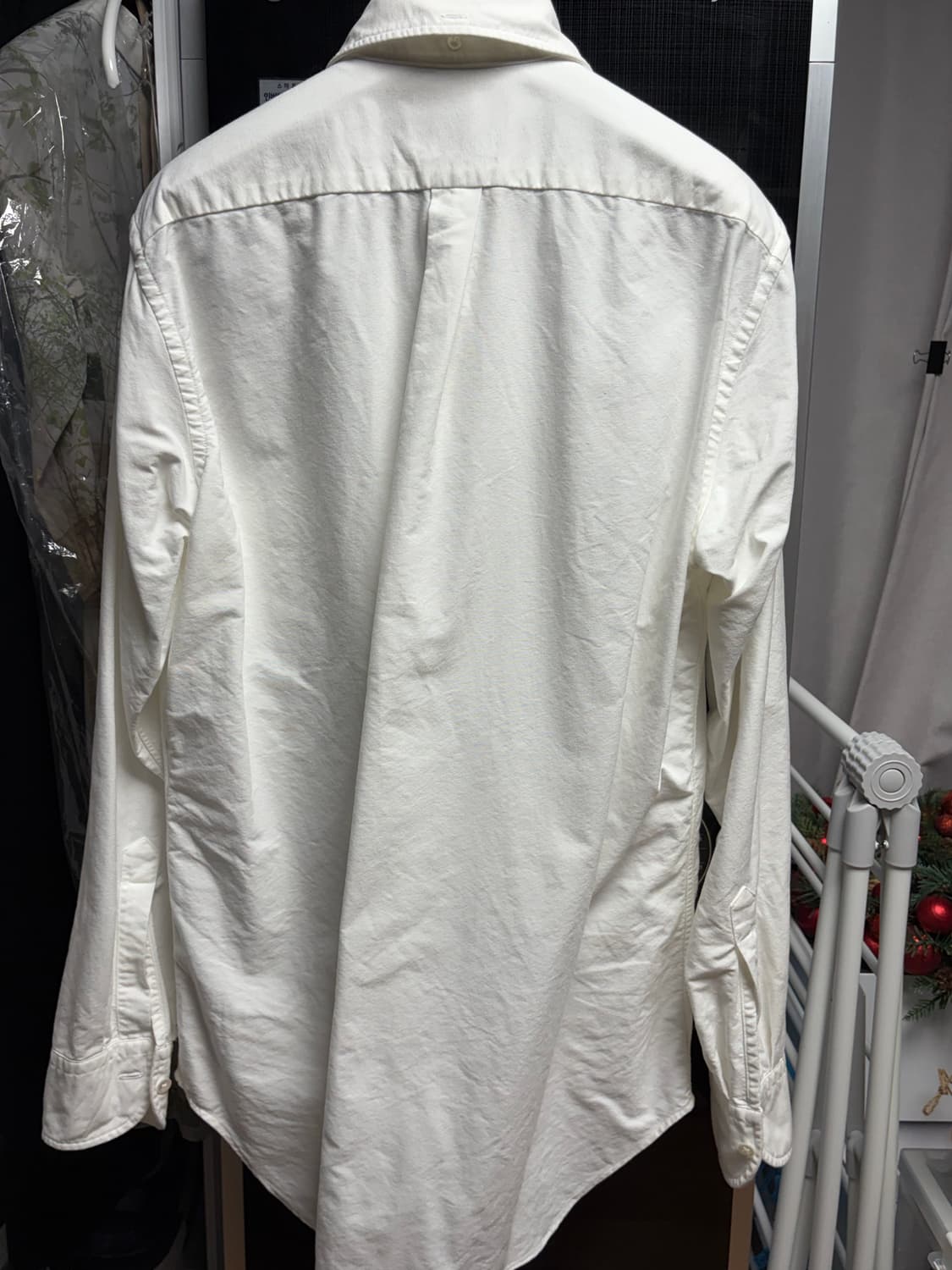 드레익스 옥스포드셔츠 화이트42 상품이미지3