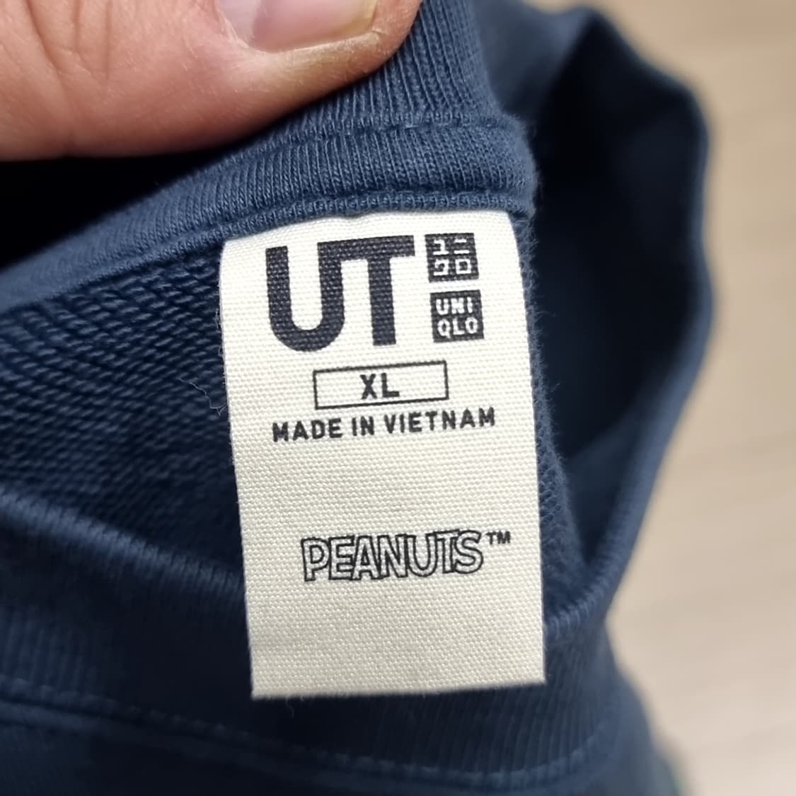 유니클로UT 스누피 P 맨투맨 네이비(xl) 상품이미지4