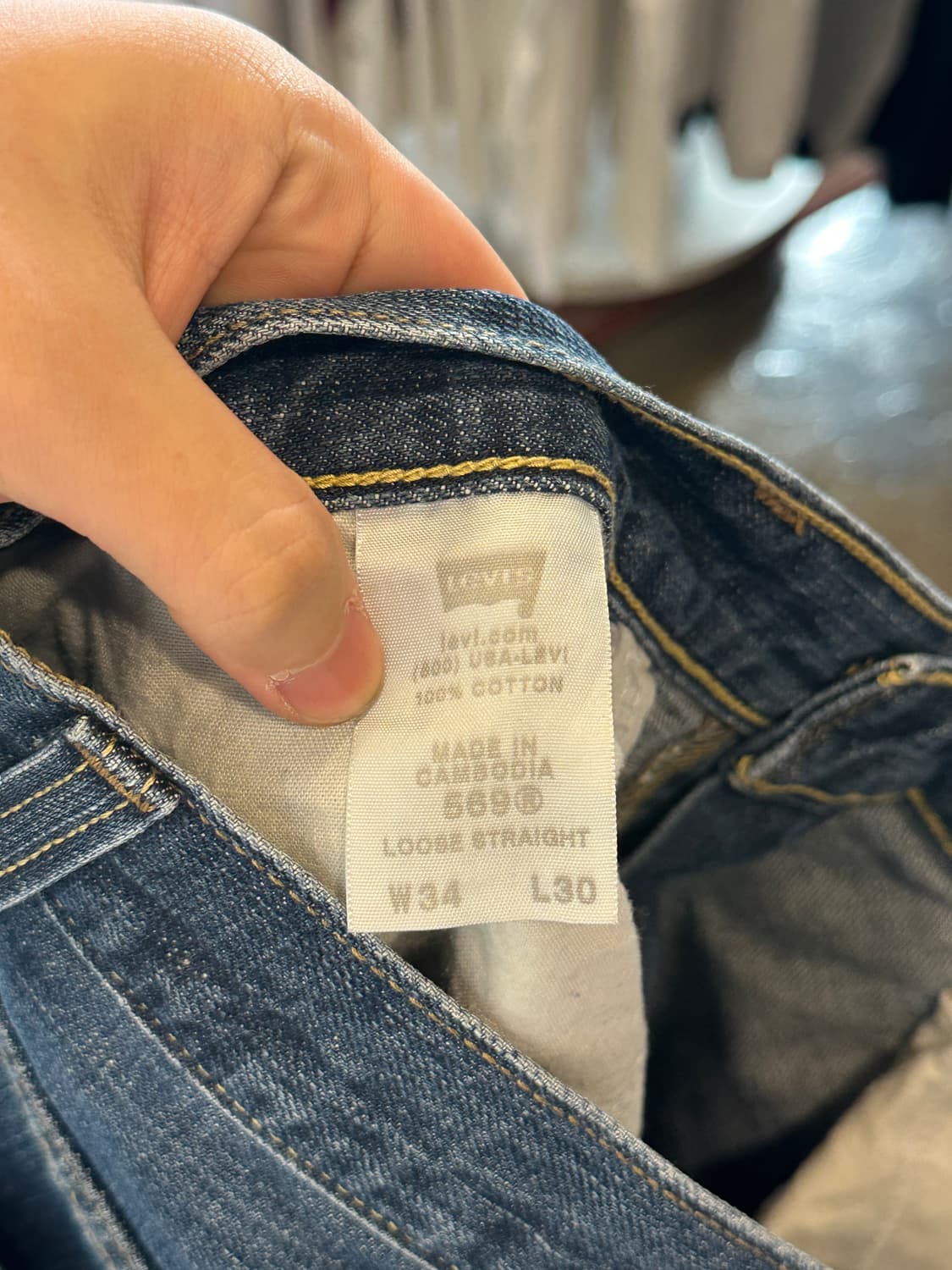 00s Levis 리바이스 569 W34 L30 상품이미지4