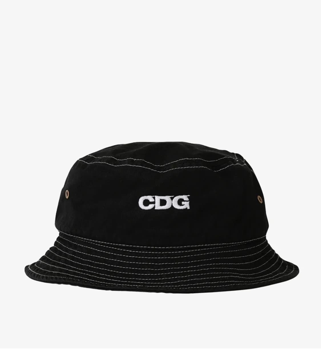 [새상품] CDG Staff Shirt Hat 블랙 상품이미지1