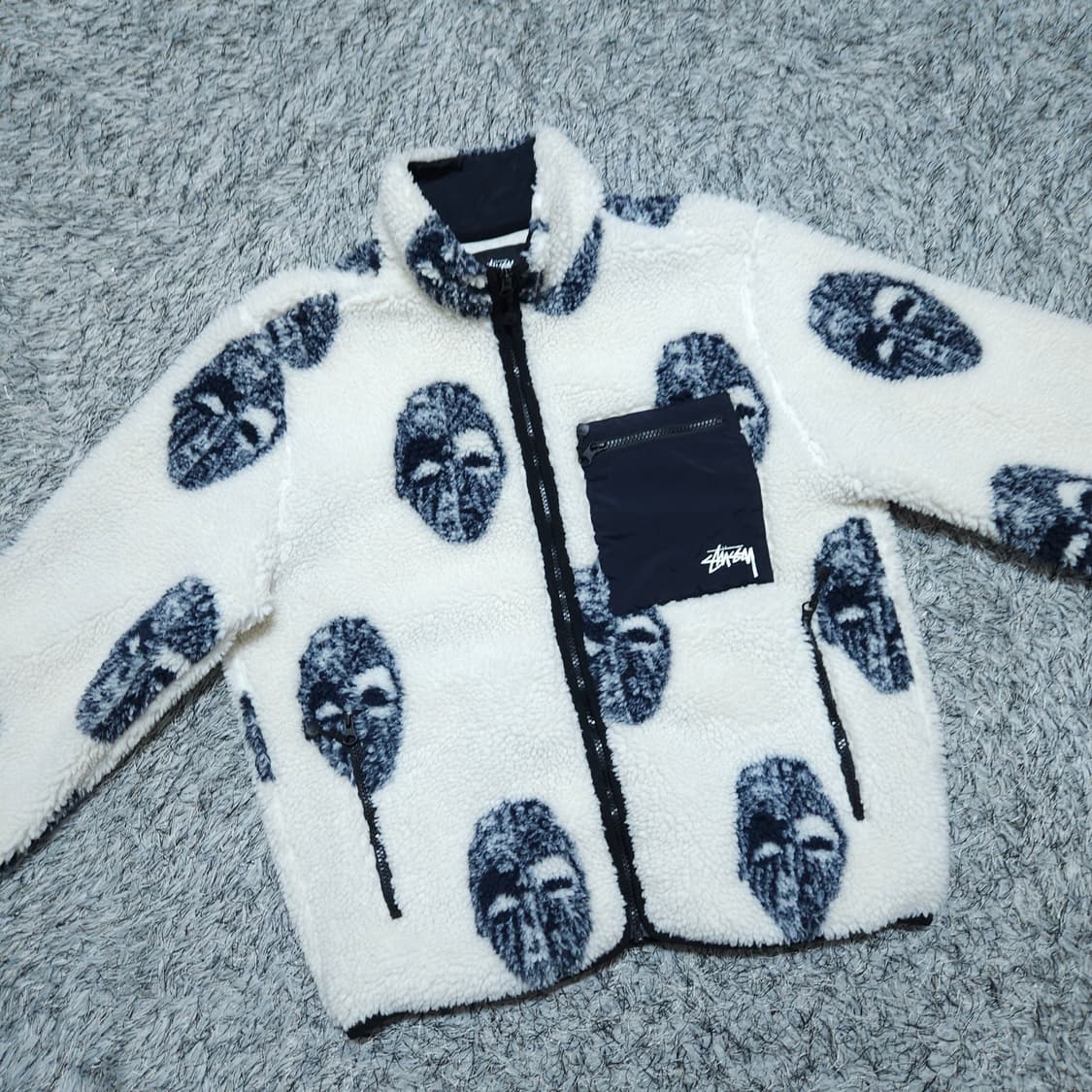 스투시) M 남자 마스크 쉐르파 플리스 / 왕눈이샵 상품이미지2