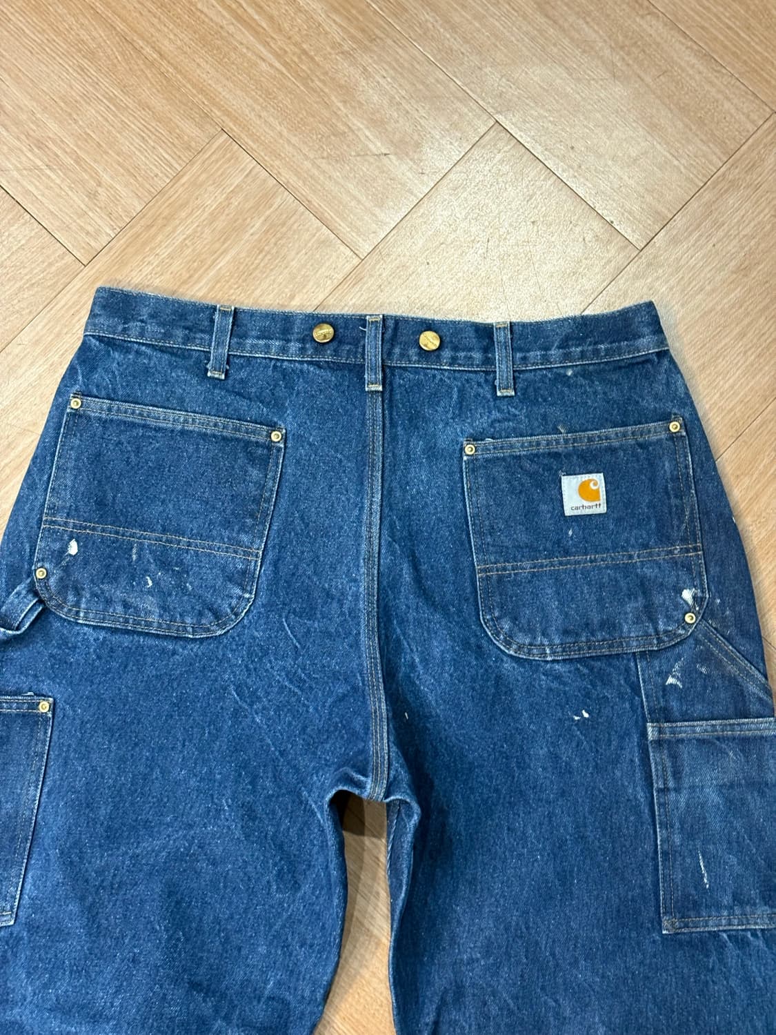 [36] 칼하트 더블니 데님 팬츠 USA 상품이미지4
