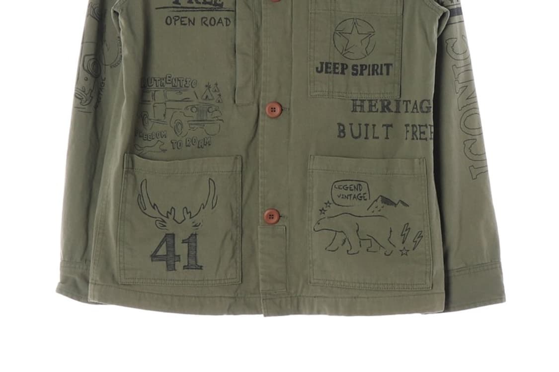 JEEP SPIRIT 카키 필드자켓 M 상품이미지4