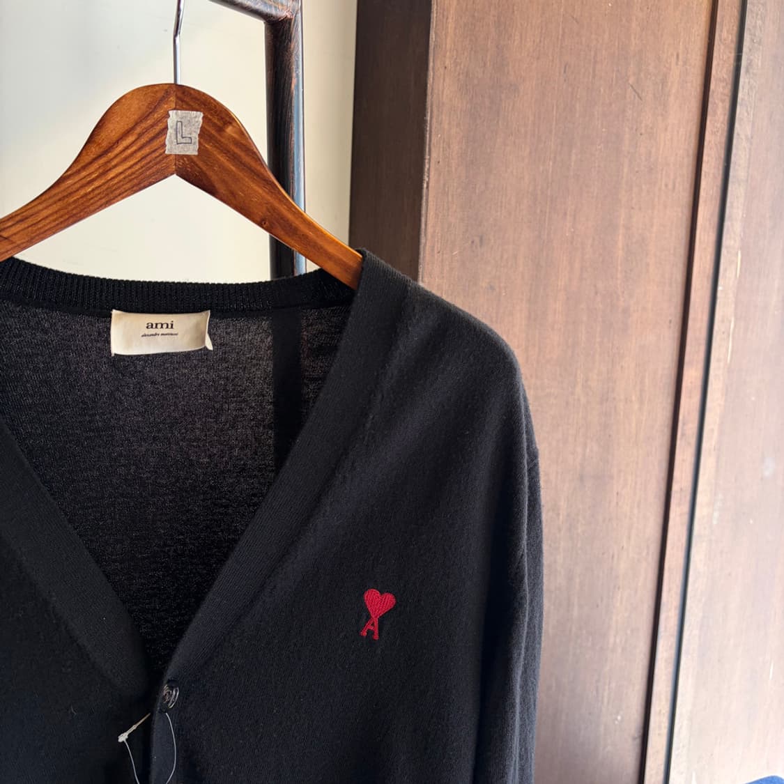 16606 - 아미 스몰 로고 울 가디건 (울 100%) 상품이미지3