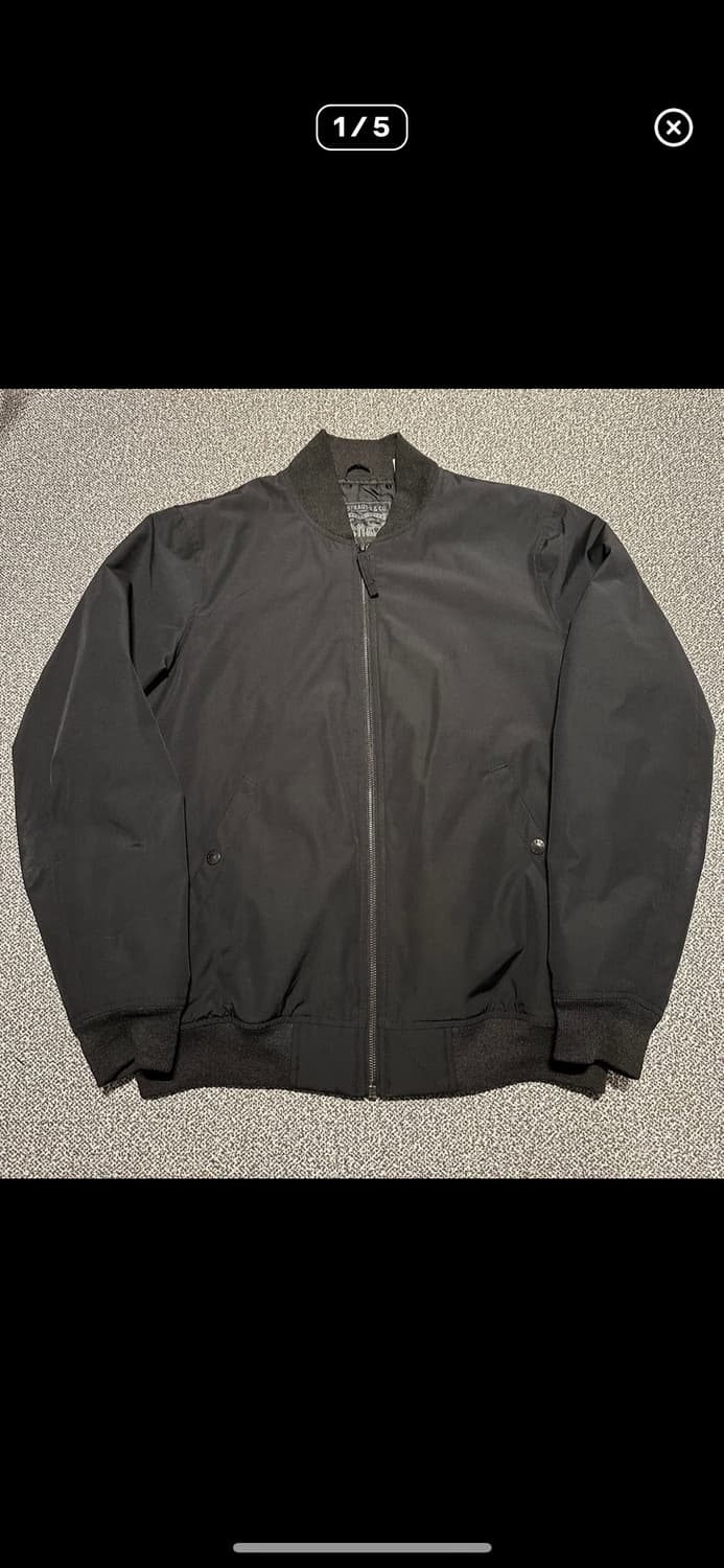 리바이스 블랙 나일론 블루종 자켓 상품이미지1