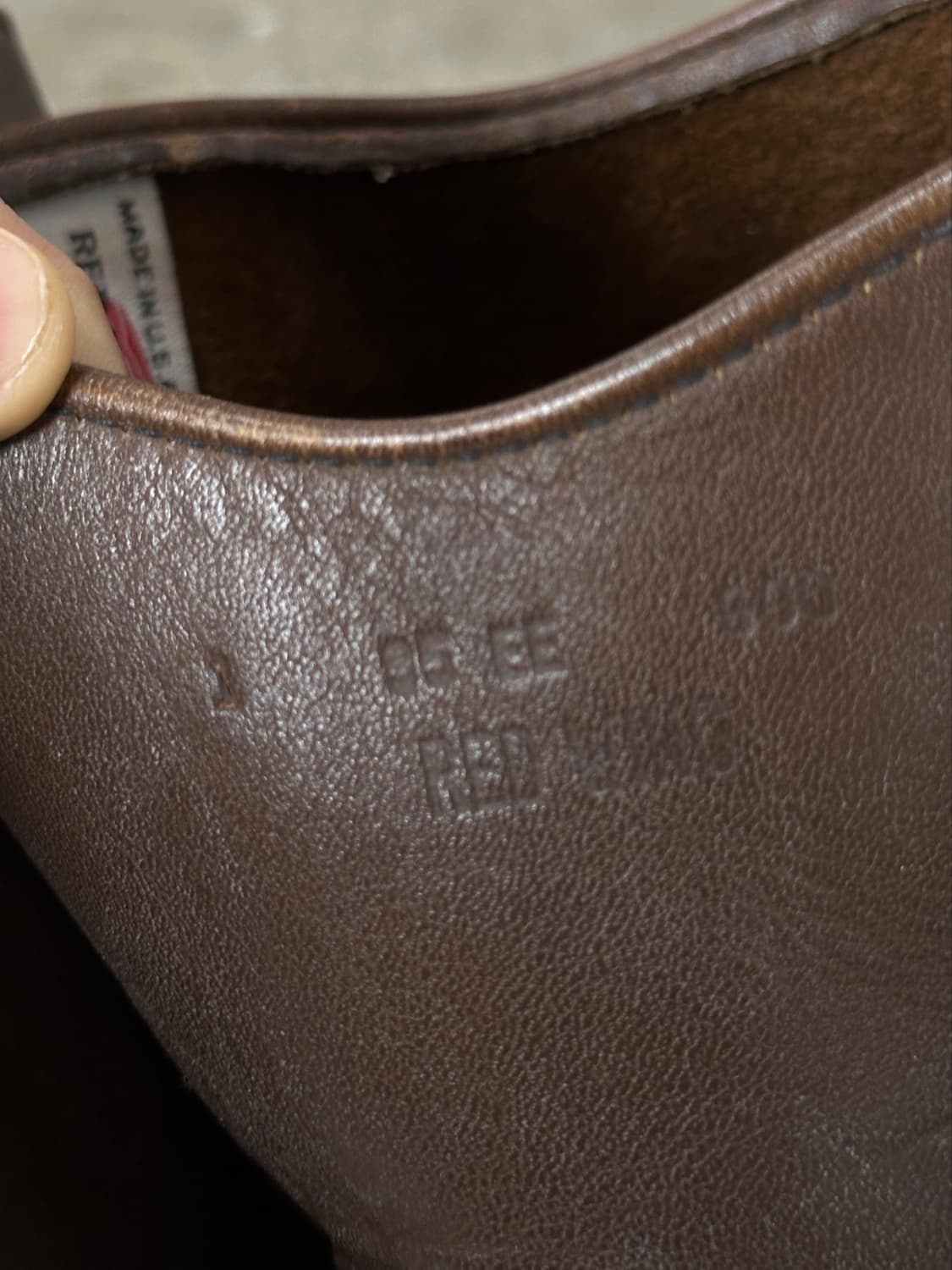 90‘s OG USA Made 레드윙 1155 페코스 웨스턴 부츠 상품이미지8