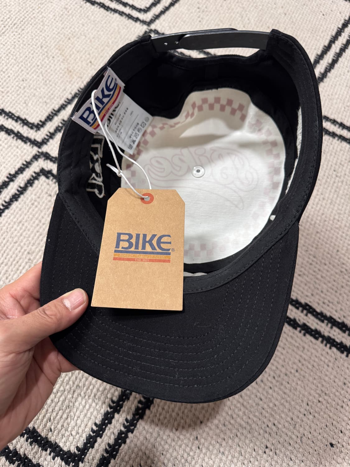 [새제품] BIKE BK로고 필박스 햇 - 블랙 상품이미지8