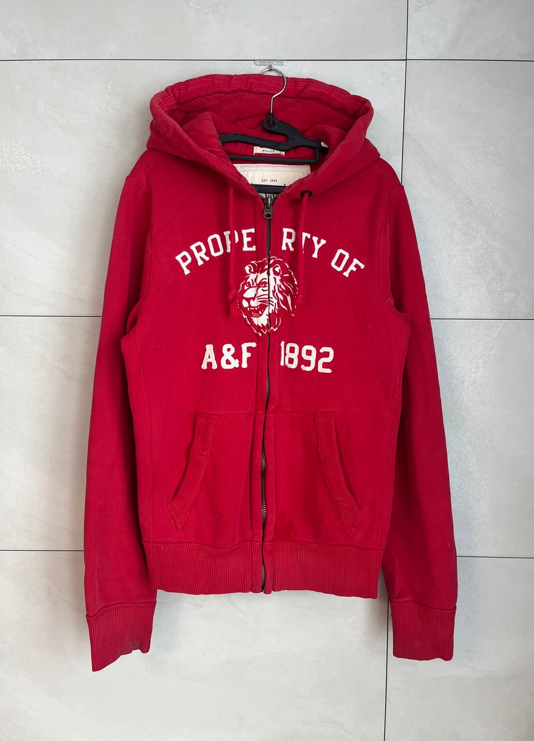 아베크롬비 극희귀 A&F 사자 자수 후드집업 [L] 상품이미지2